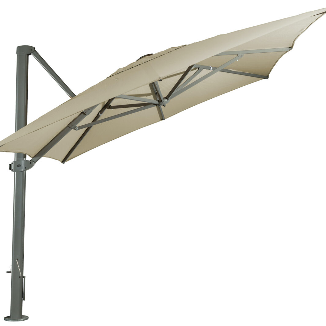 Asta 400 X 300cm Rect Cantilever Umbrella - Natural