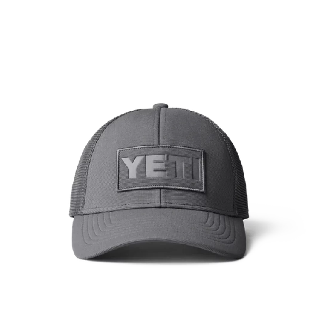 Yeti Patch on Patch - Grey on Grey Patch Trucker Hat